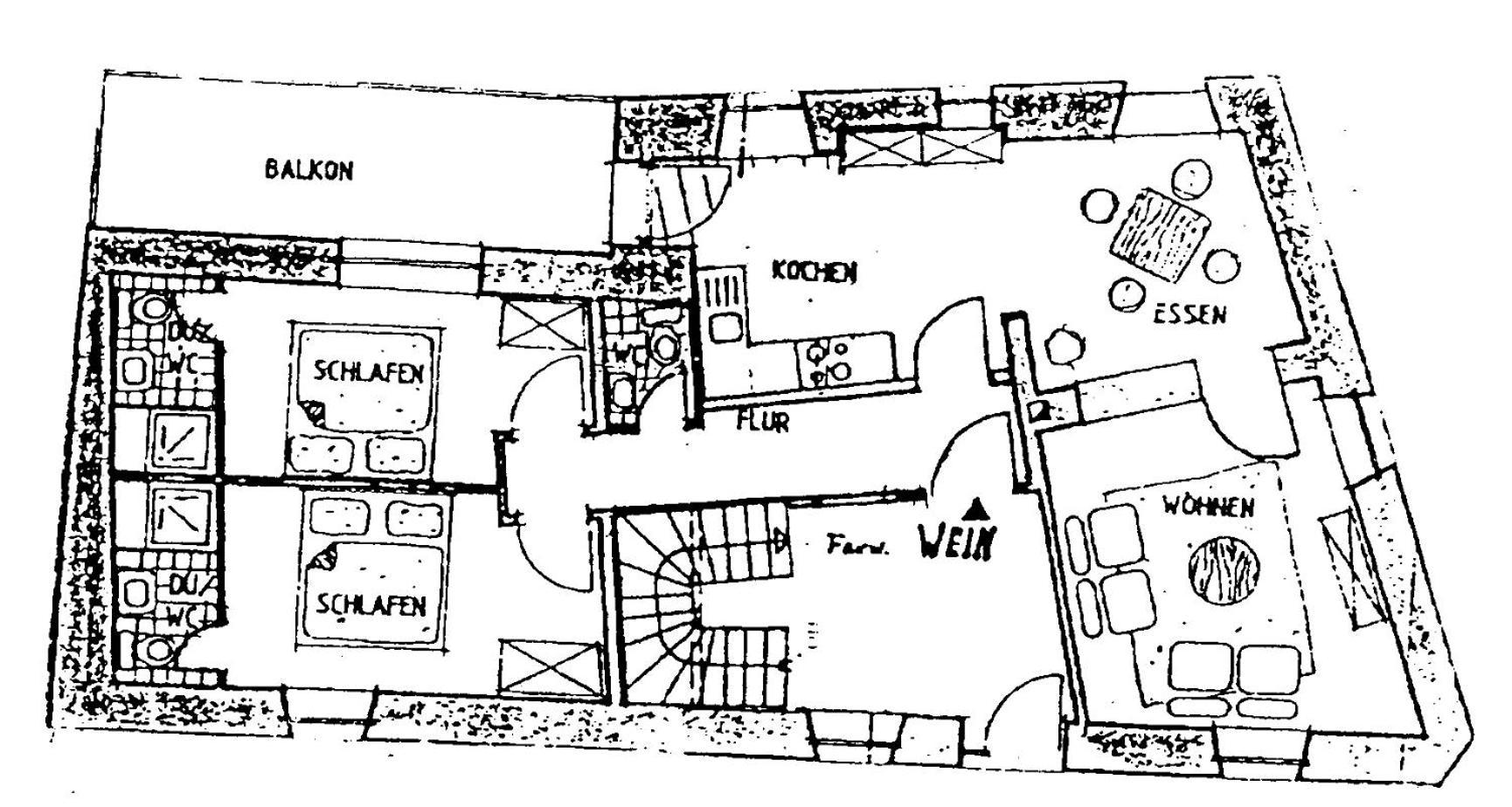Hirschen-Schuster Apartment Мизених Стая снимка